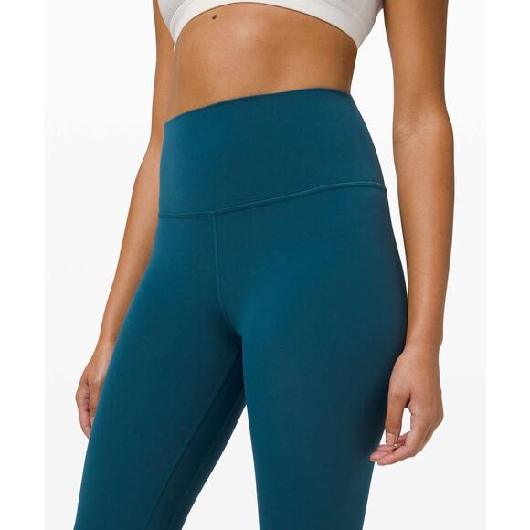 Lululemon Align Pant II 25" Size 0 Blue Nulu EUC - Picture 2 of 9